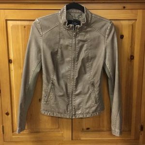 Faux Leather Jacket